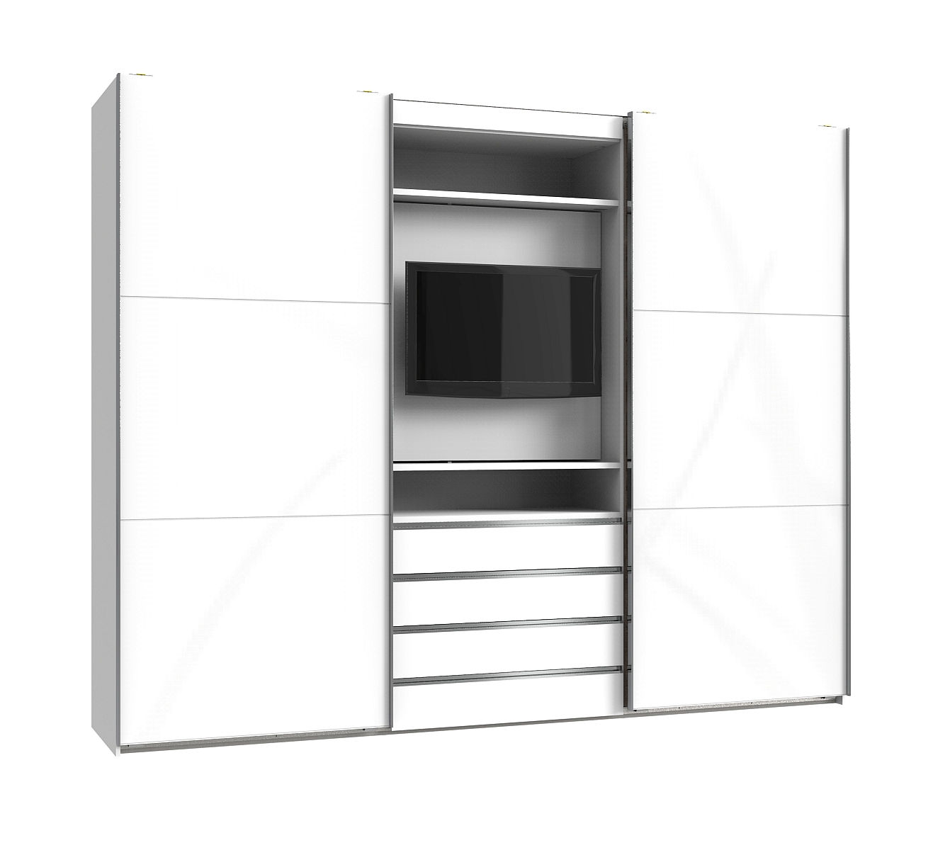 Funktions-TV-Schwebetürenschrank MAGIC GLAS Funktions-TV-Schwebetürenschrank MAGIC GLAS