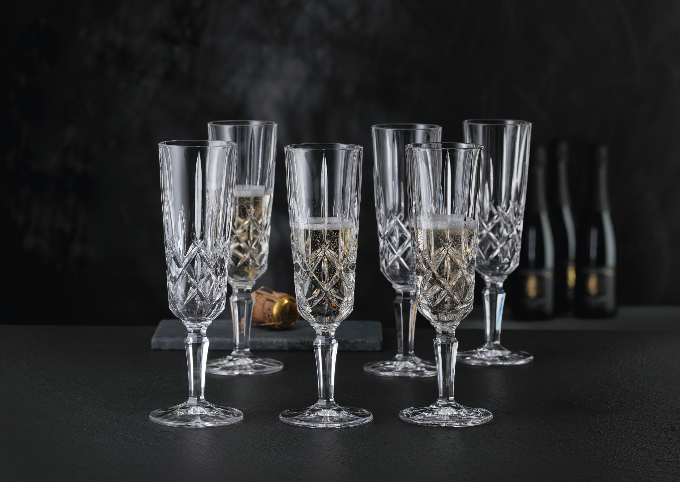 Champagnerglas-Set 6er NOBLESSE