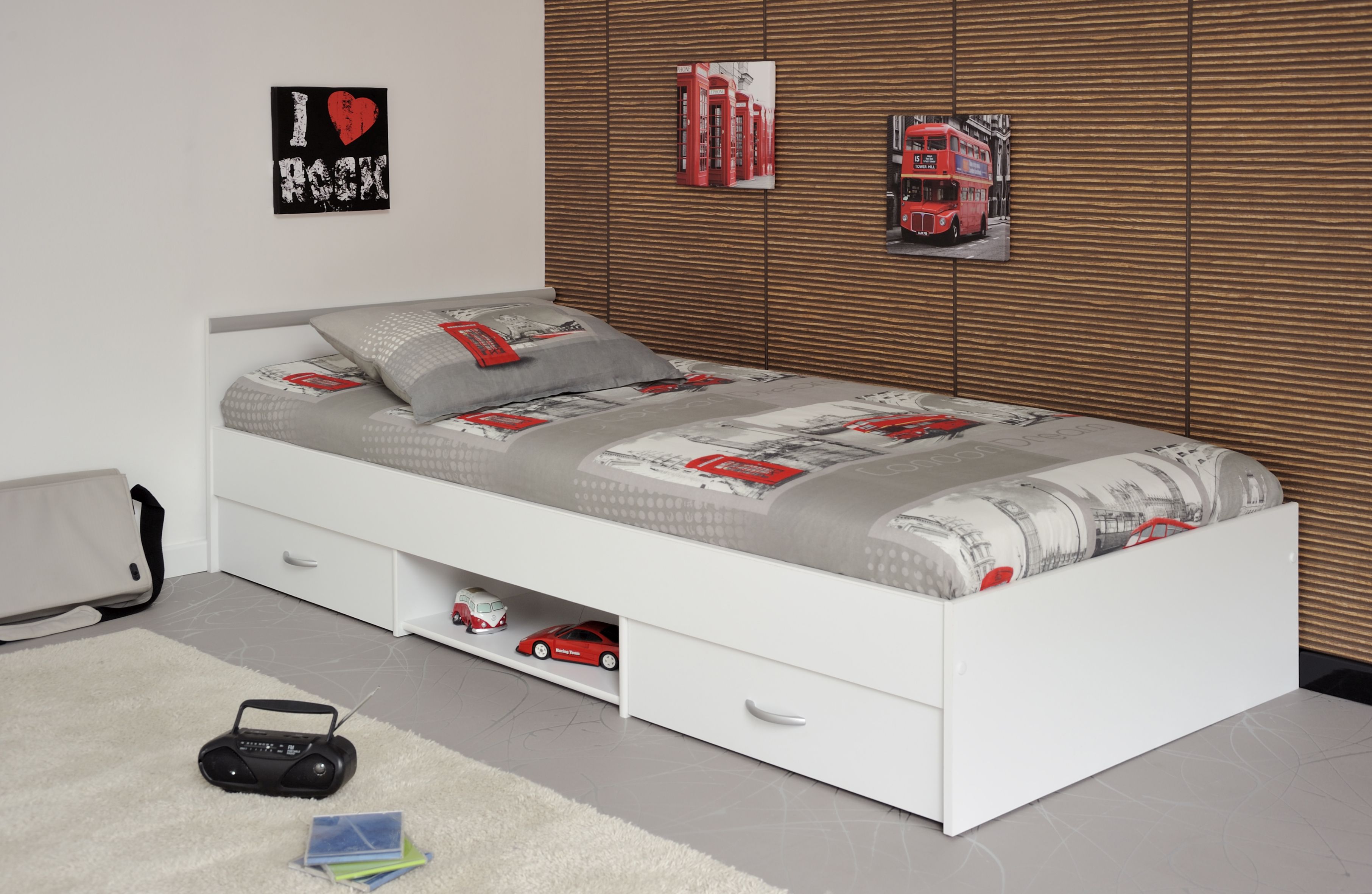Jugendbett 90 x 200 cm  MEGA 1.1 Jugendbett 90 x 200 cm  MEGA 1.1