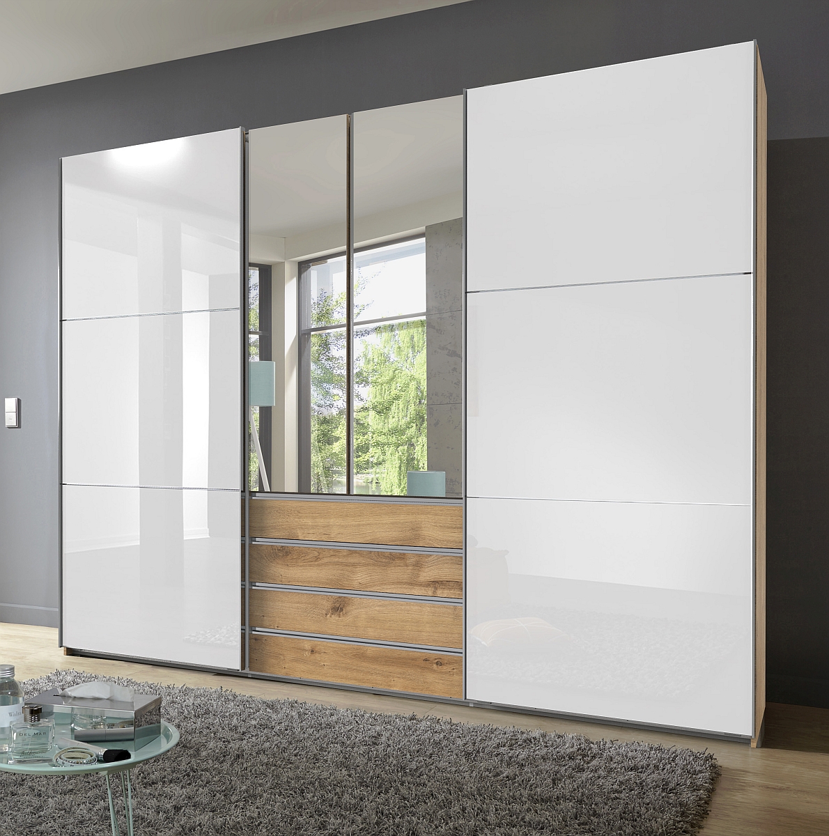 Dreh-/Schwebetürenschrank MAGIC GLAS Dreh-/Schwebetürenschrank MAGIC GLAS