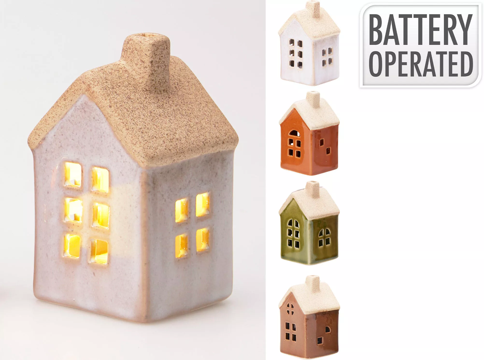 Haus mit LED HERBST Haus mit LED HERBST