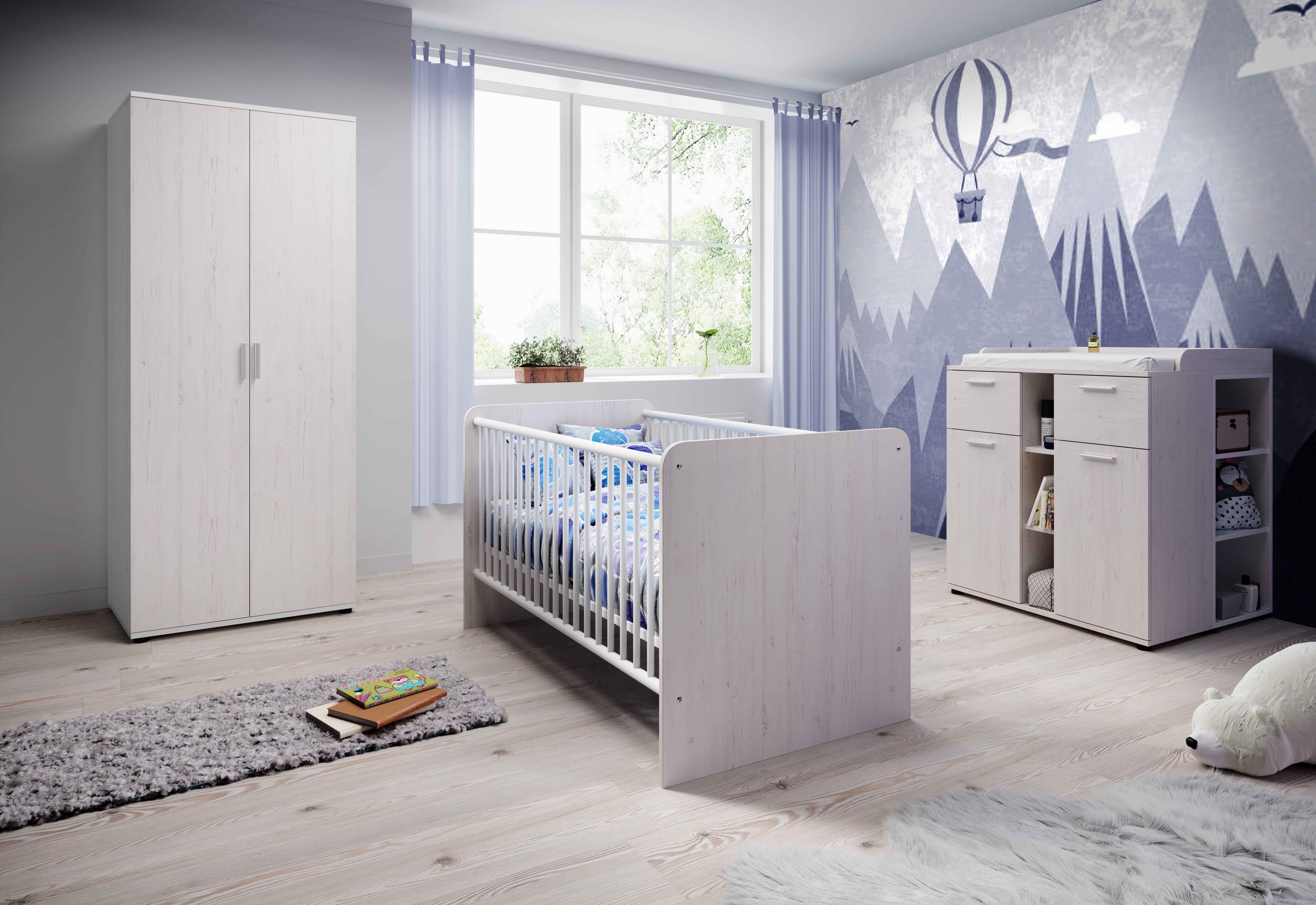 Babyzimmer 3-teilig BOBI Babyzimmer 3-teilig BOBI