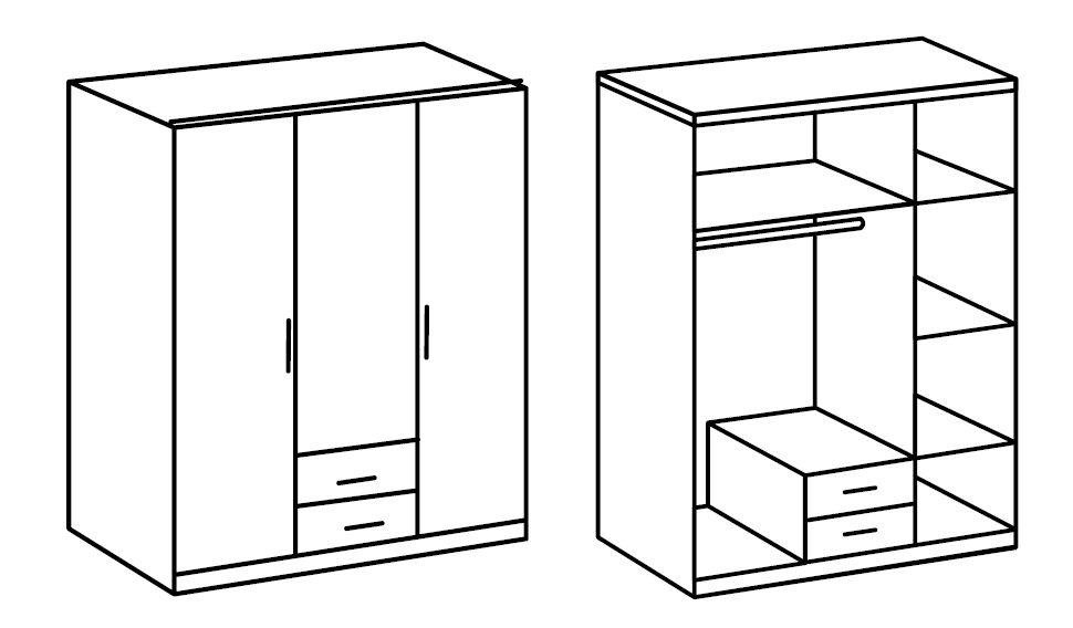 Kleiderschrank KIEL