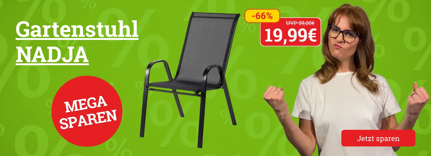 MEGA sparen! Gartenstuhl NADJA