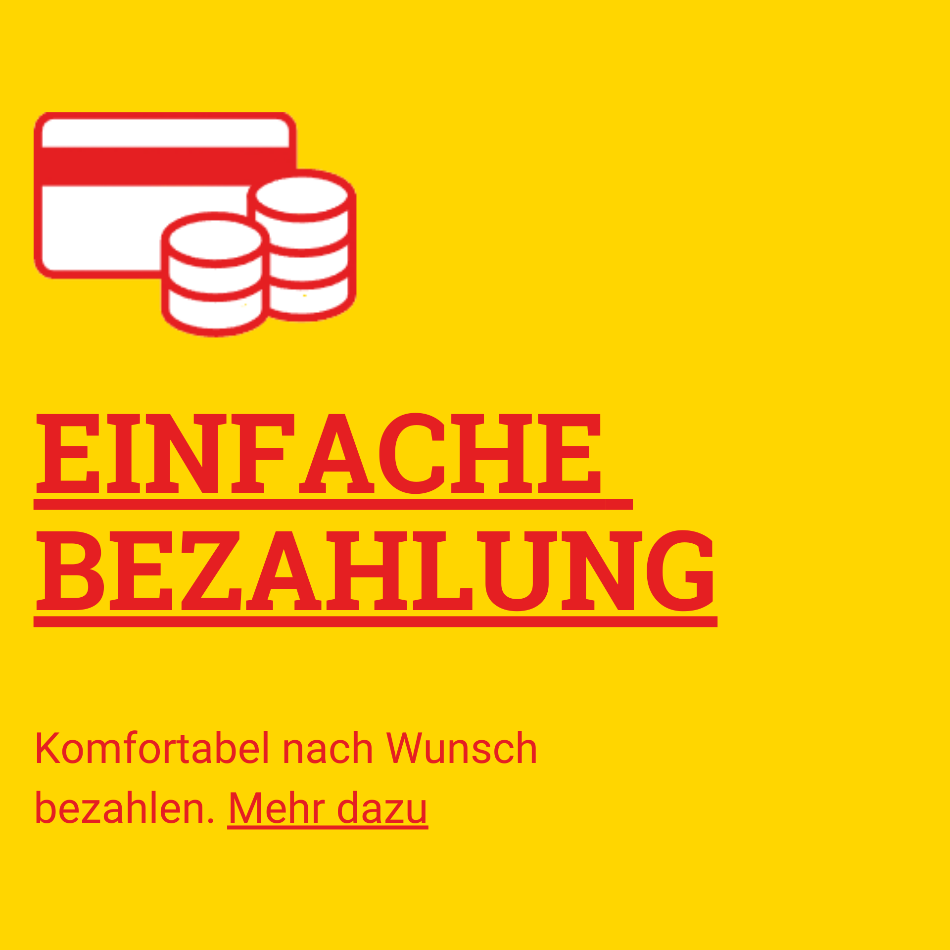 Einfache Bezahlung bei MegaSB