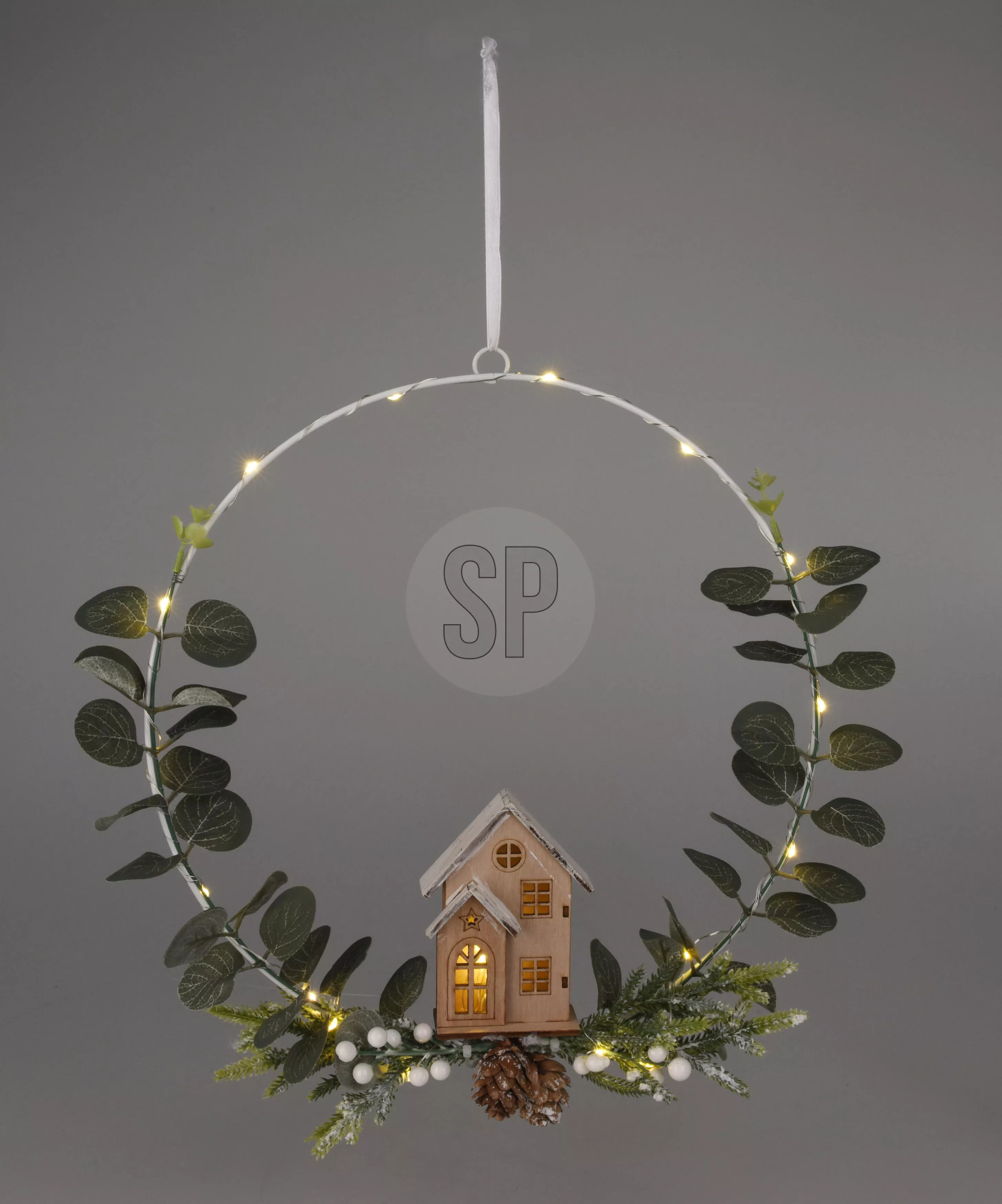 Dekoring mit LED Haus HOME
