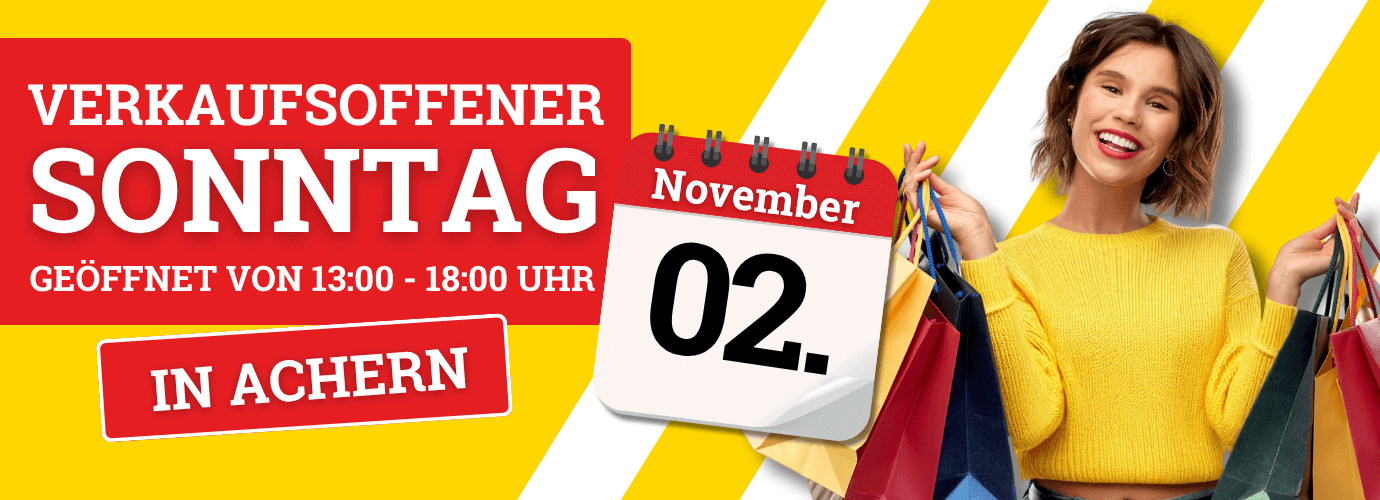 Verkaufsoffener Sonntag in Achern!