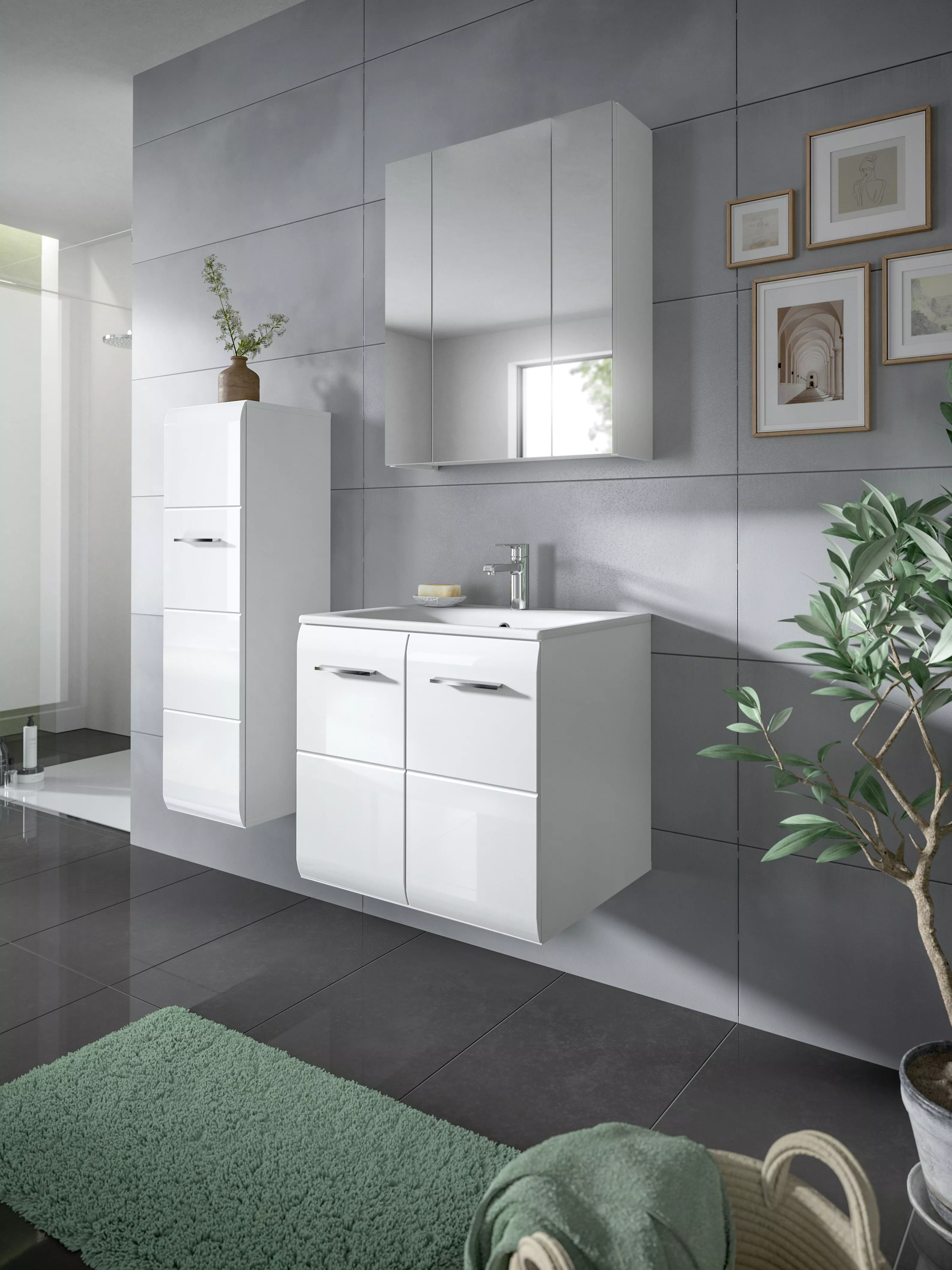 Waschbeckenunterschrank mit Waschbecken BONGA