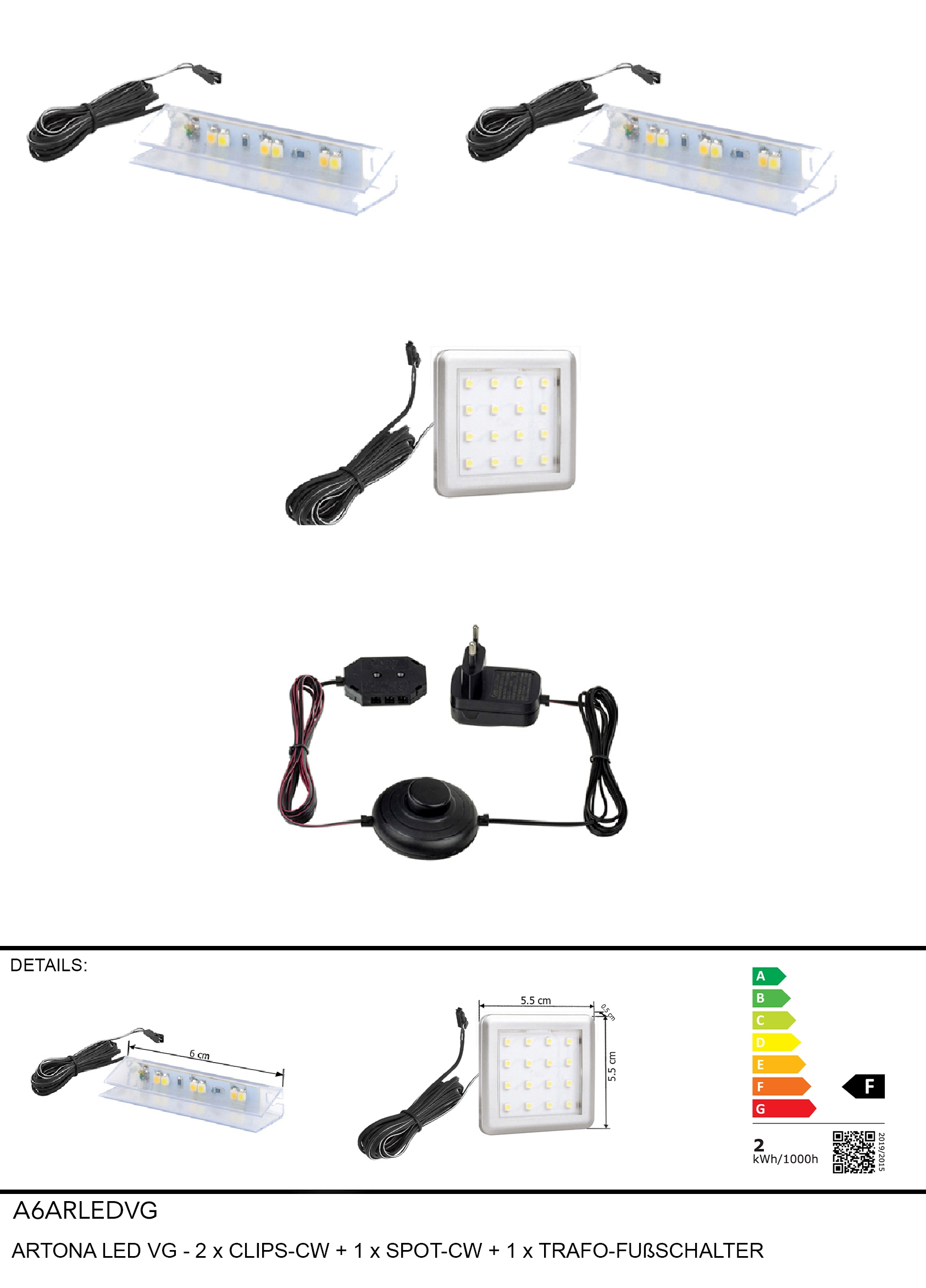 Beleuchtungs-Set LED VG CARTAGO