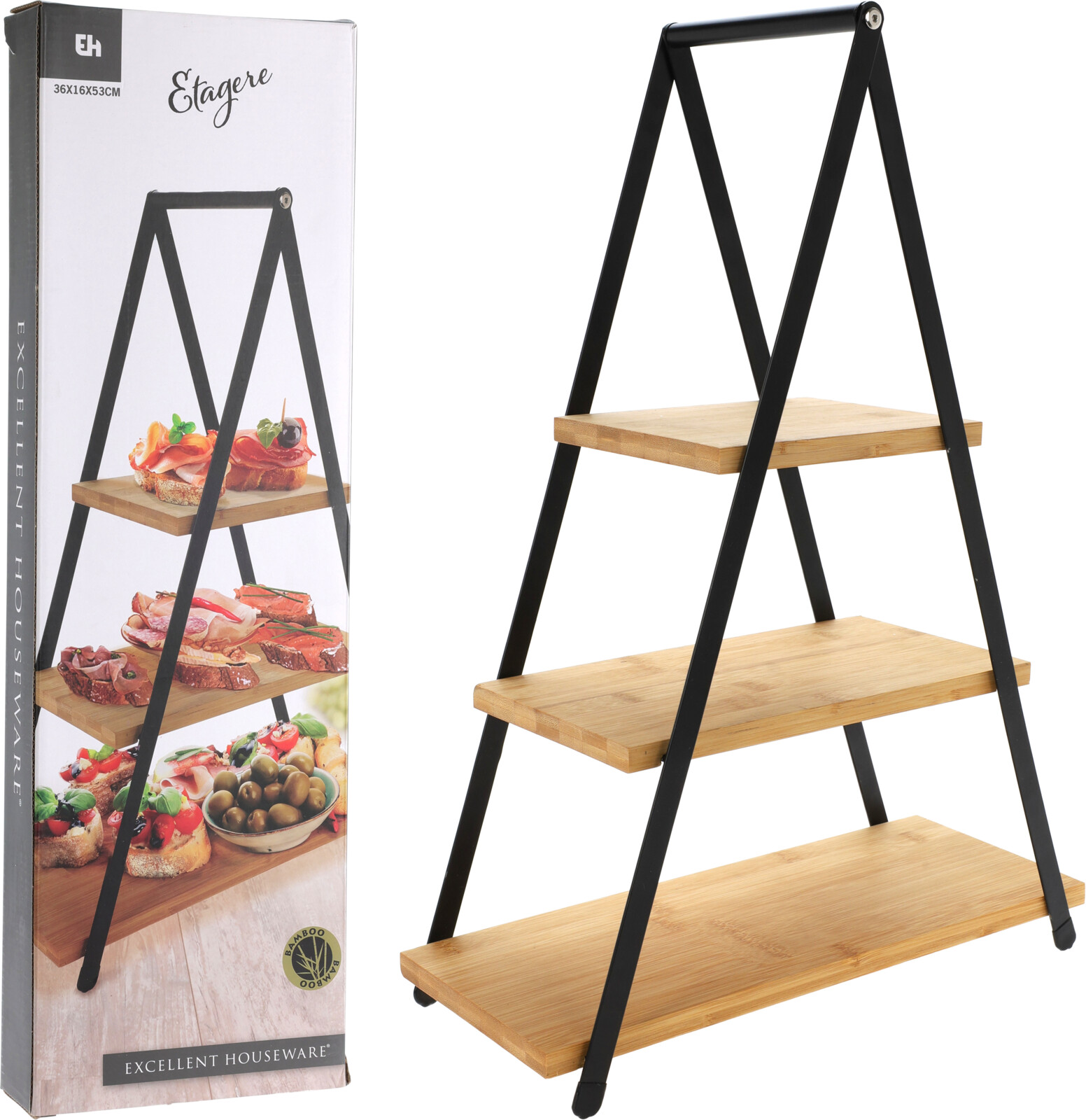 Etagere aus Bambus ESSI