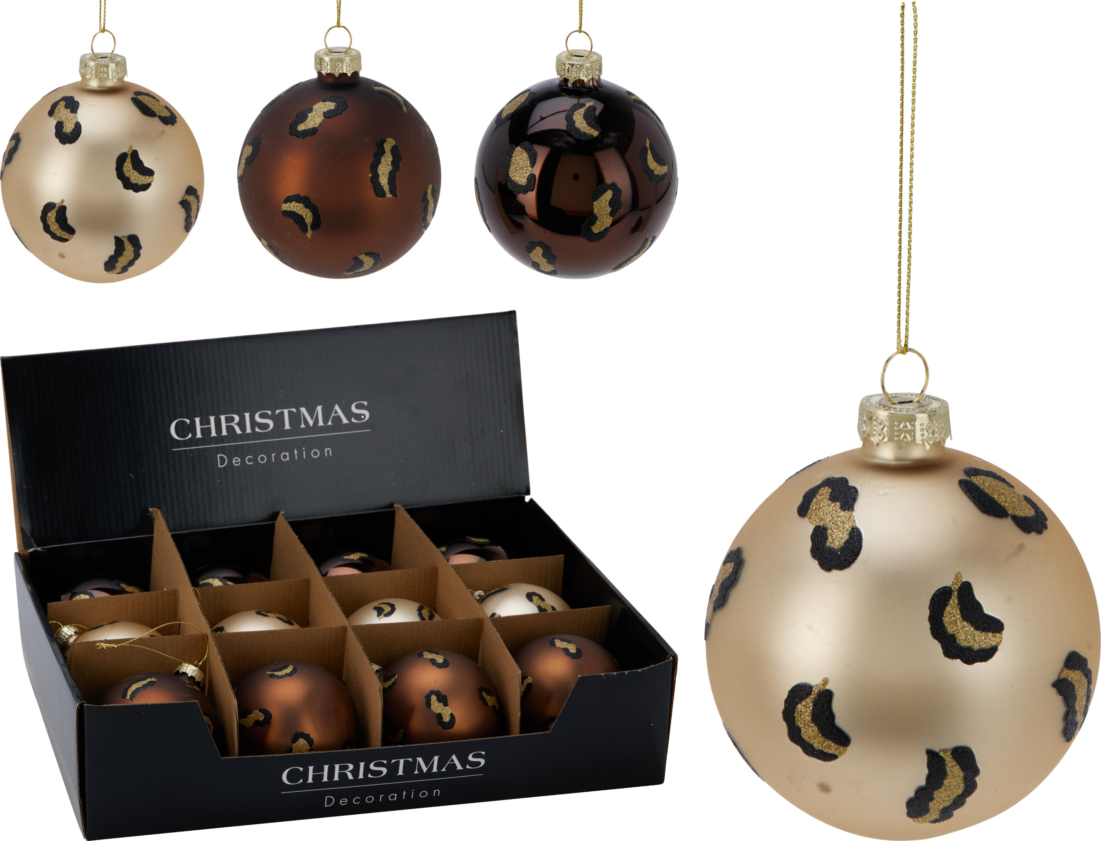 Weihnachtskugel Leopard CHRISTMAS Weihnachtskugel Leopard CHRISTMAS
