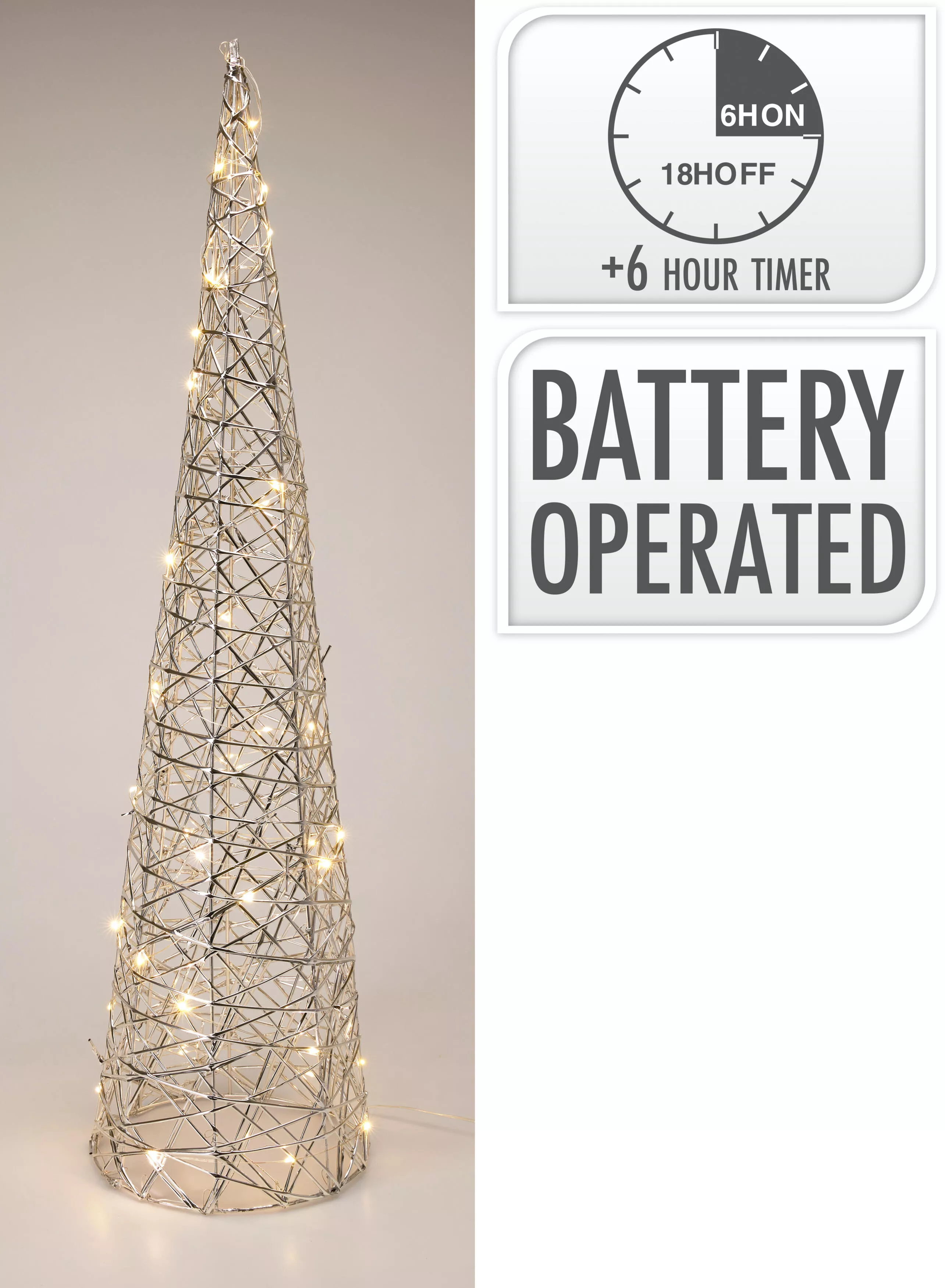 Pyramide mit LED CHRISTMAS