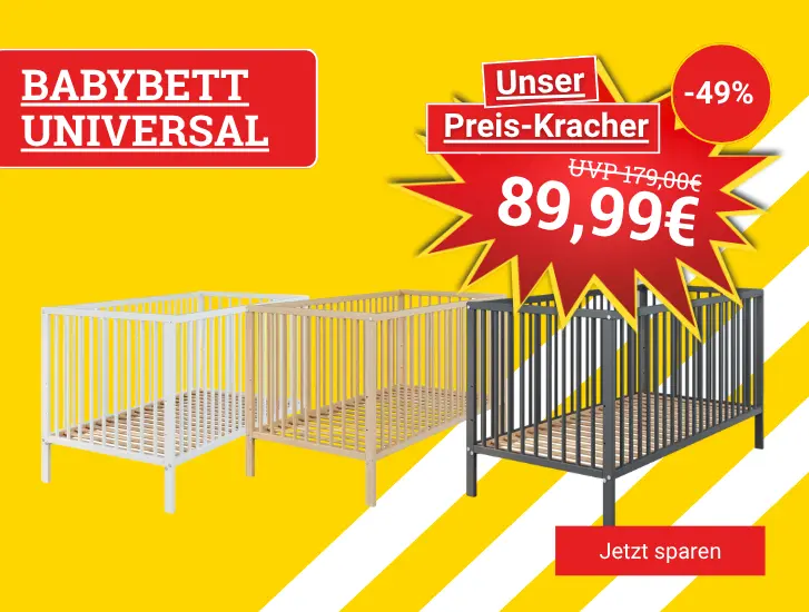MEGA Preis! Babybett UNIVERSAL