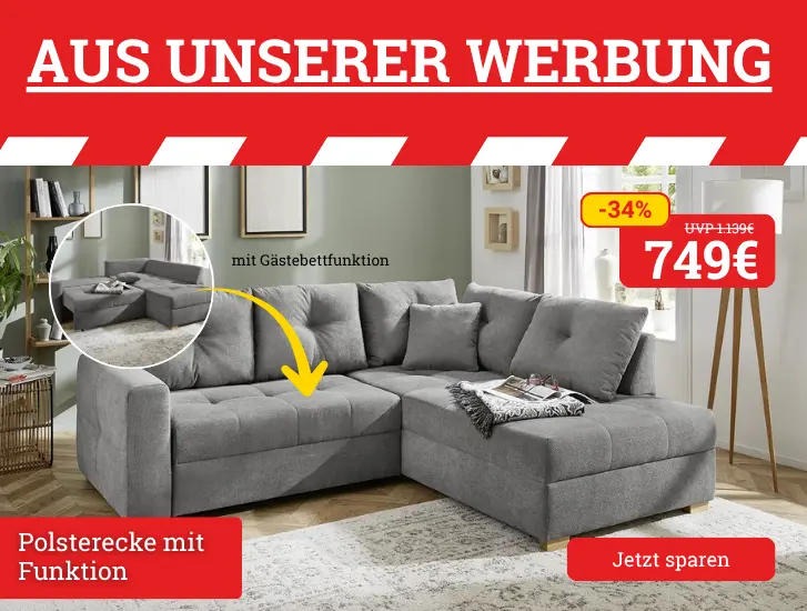Aus unserer Werbung! Polsterecke mit Funktion HEIDELBERG