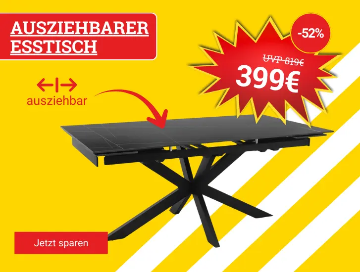 MEGA Preis! Ausziehbarer Esstisch - hier entdecken>