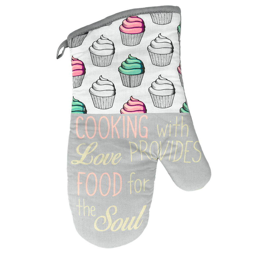 Backhandschuh mit Motiv MUFFIN Backhandschuh mit Motiv MUFFIN