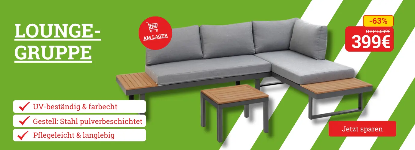 MEGA Preis! Outdoor Lounge-Gruppe 