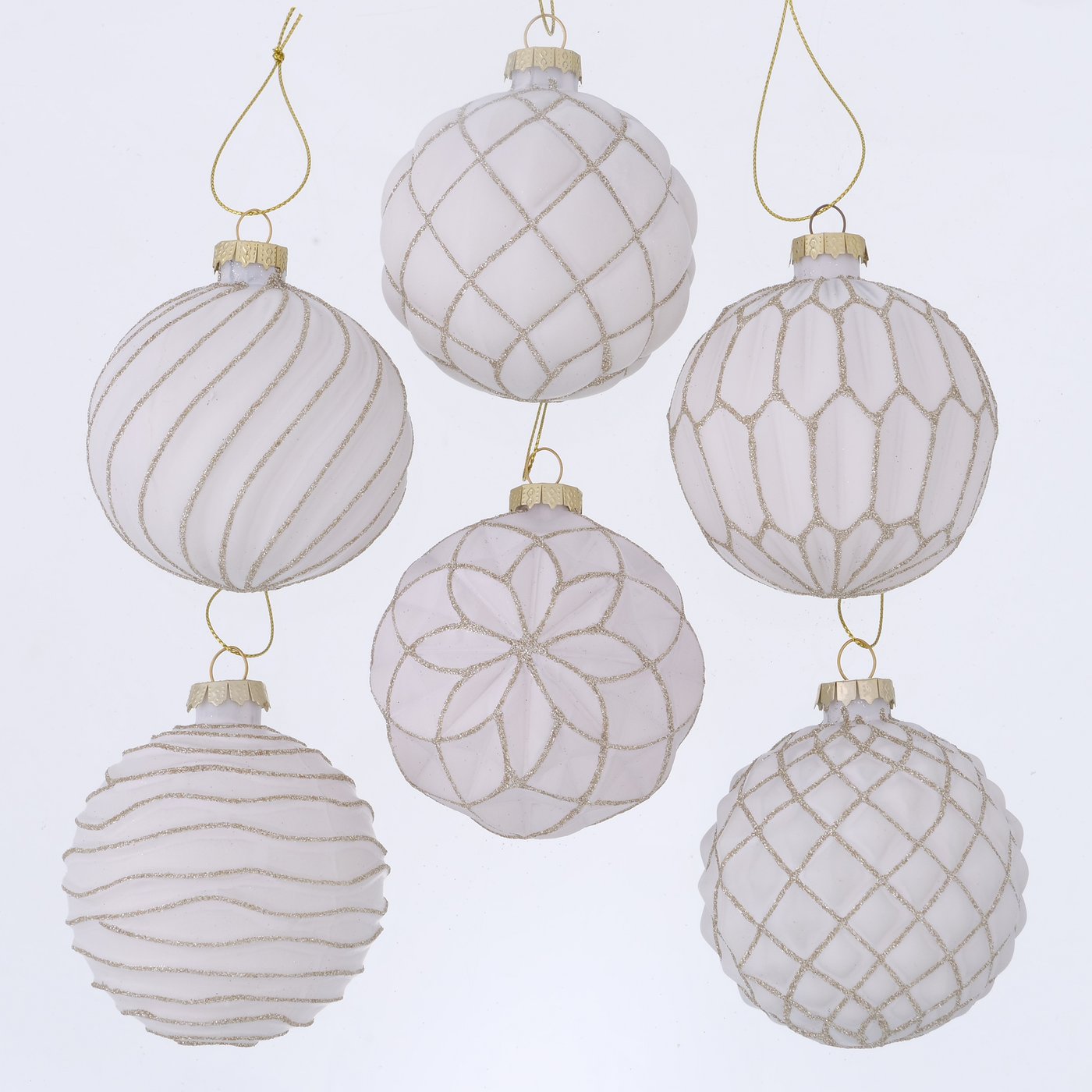 Weihnachtskugel 8cm GWENDY