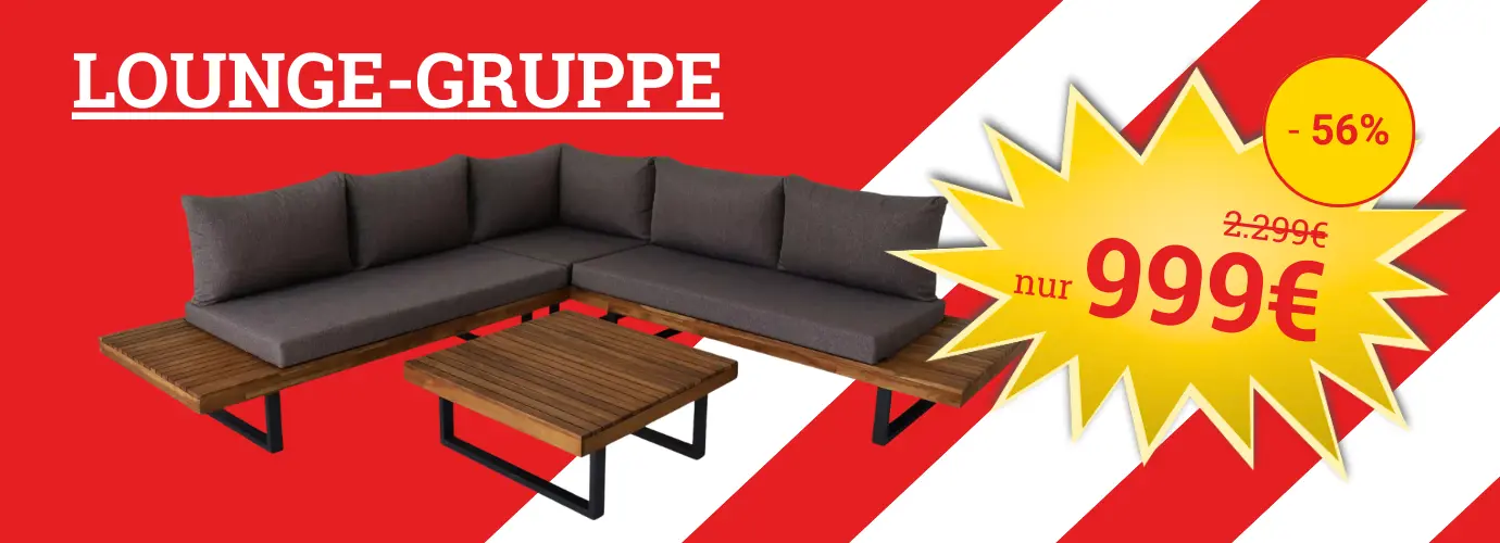Lounge-Gruppe zum MEGA Preis!