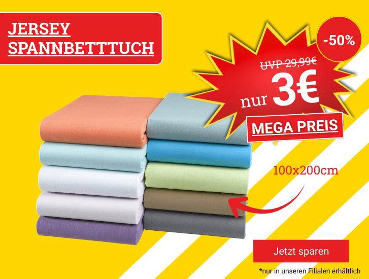 JERSEY Spannbettuch