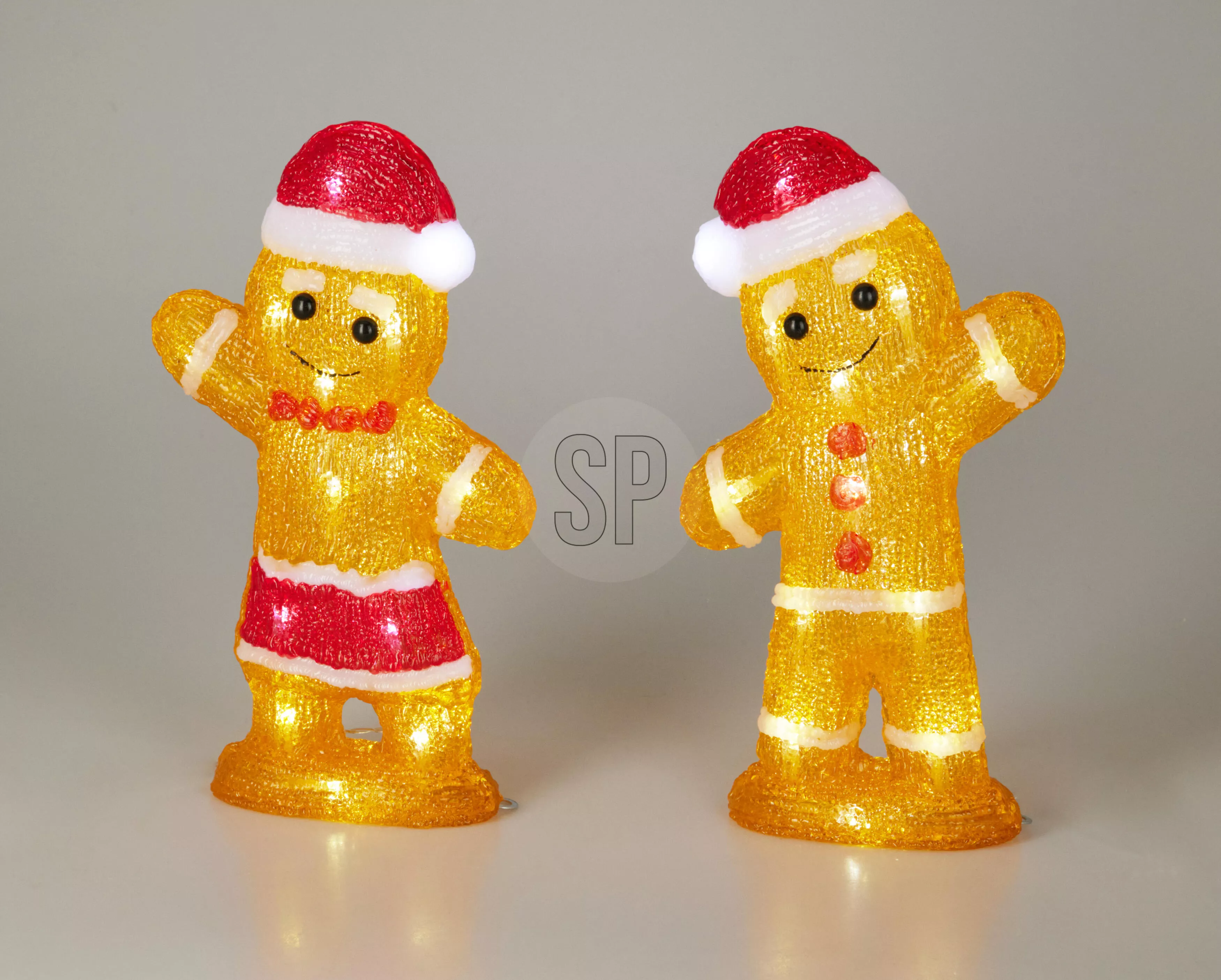Lebkuchenmann mit LED CHRISTMAS