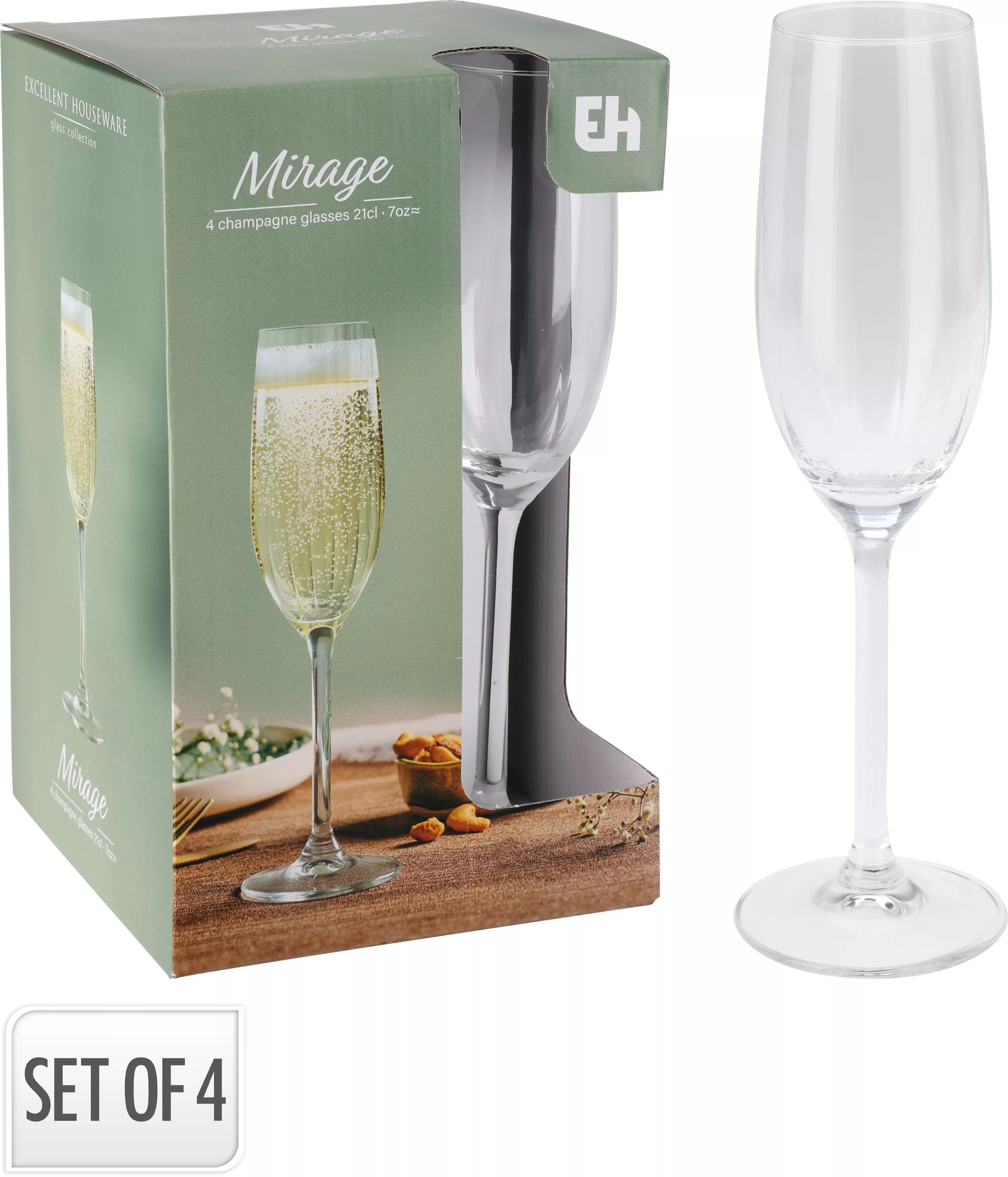 Sektglas 4tlg. Set KITCHEN