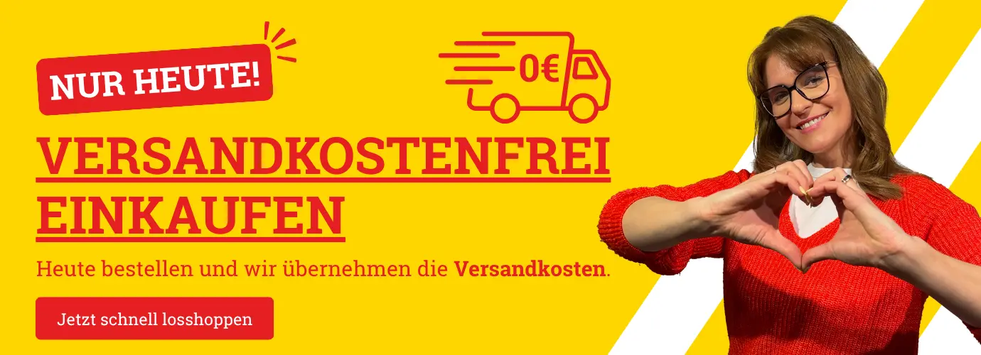 NUR HEUTE! Versandkostenfrei bestellen.