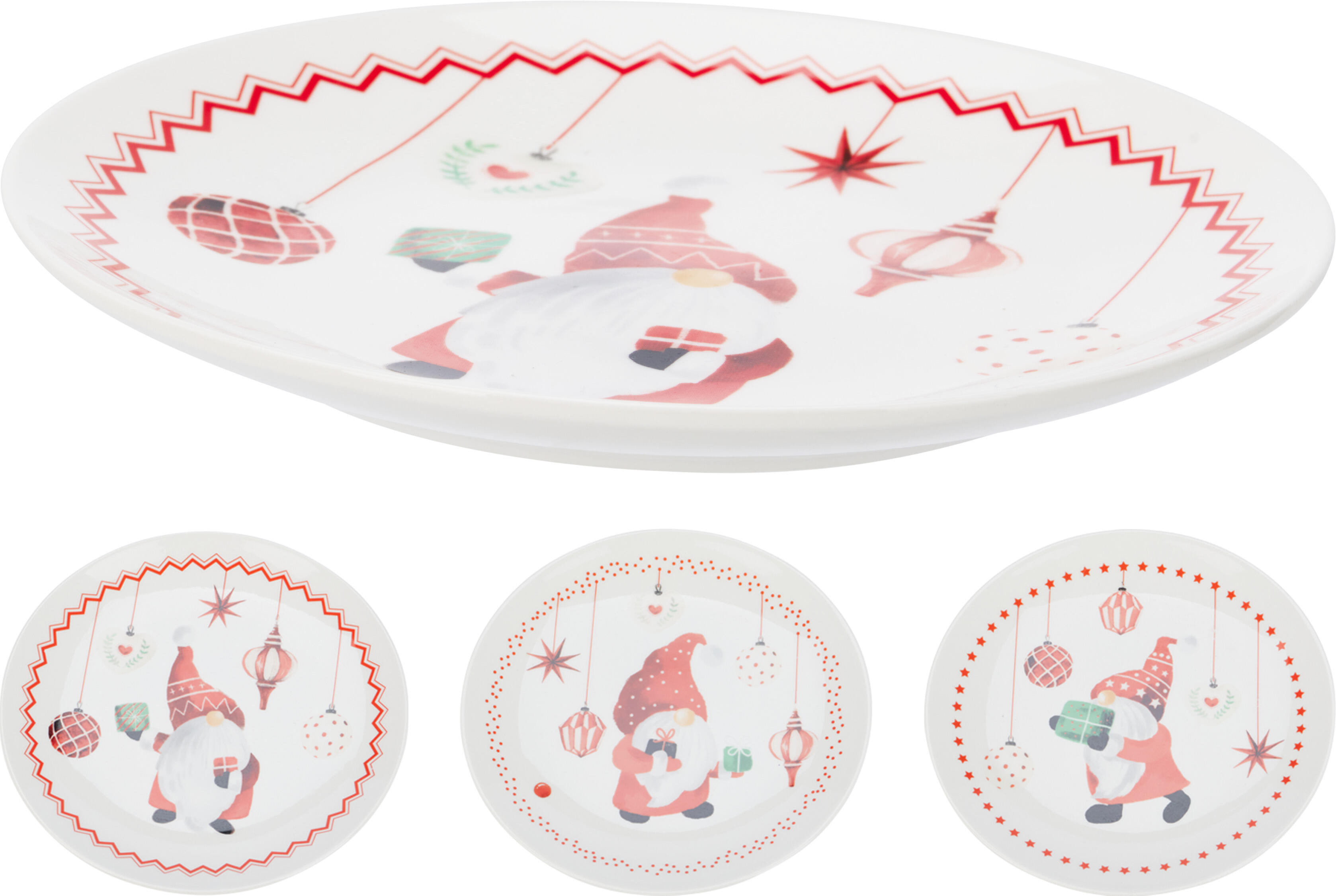 Dessertteller Wichtel CHRISTMAS