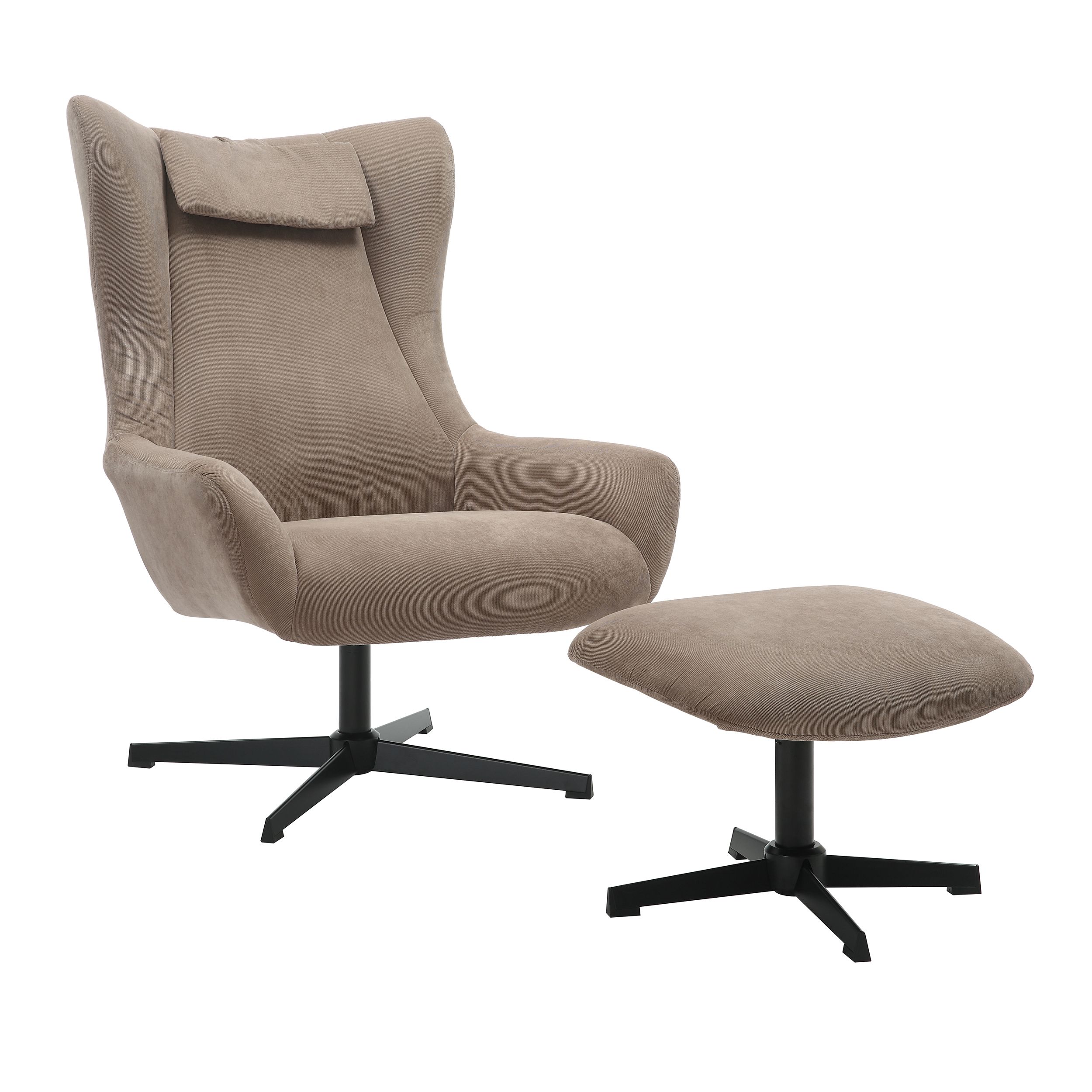 Sessel mit Hocker 367827