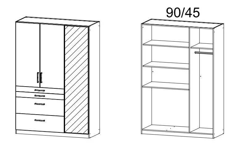 Kleiderschrank HARBURG