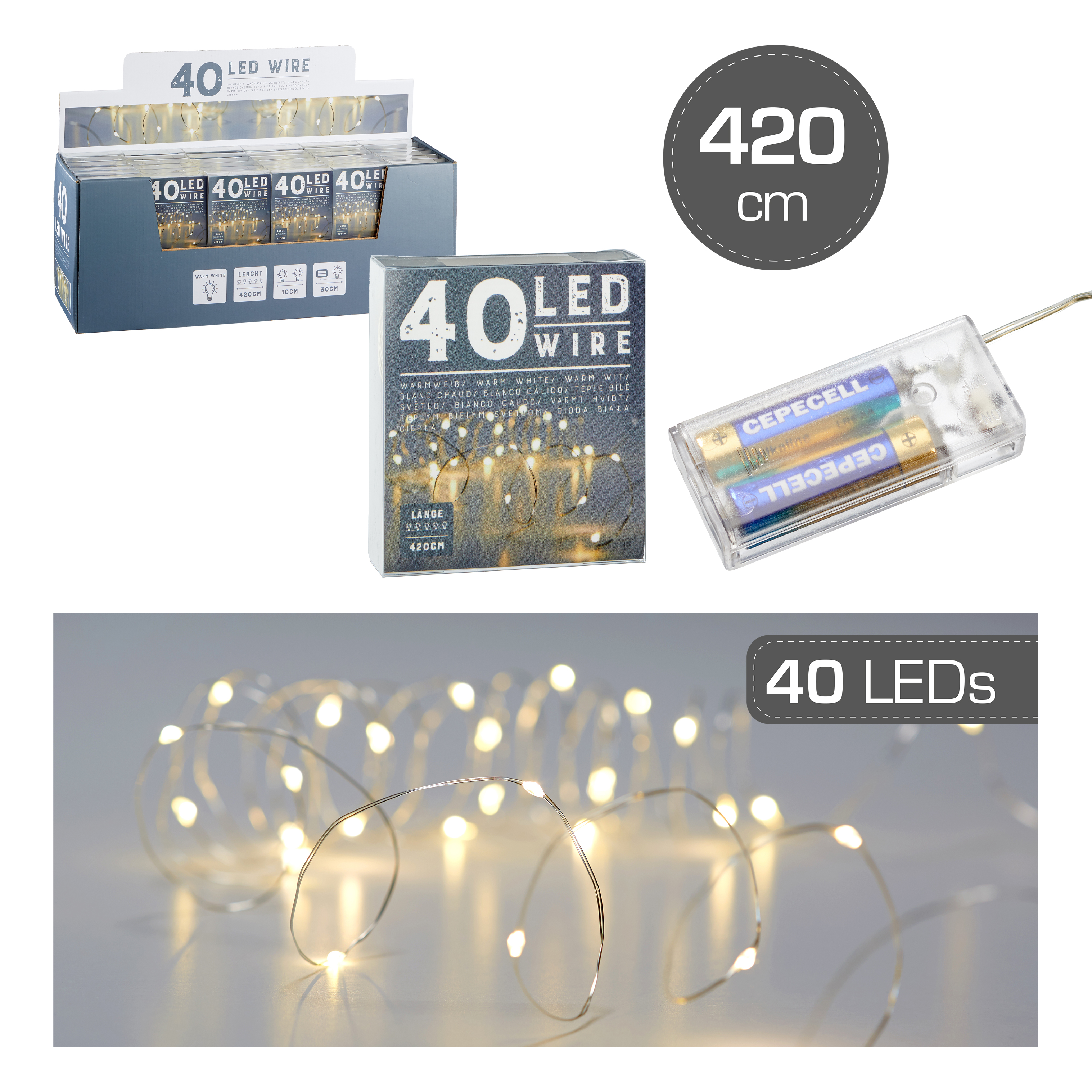 Mikro LED 40er Lichterkette