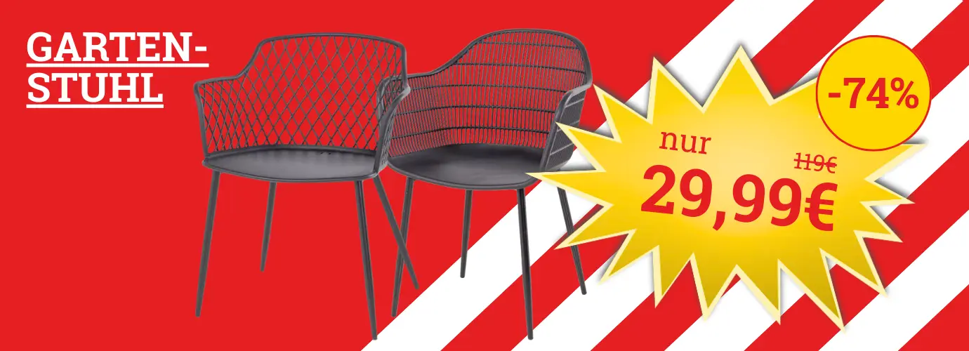 Gartenstuhl zum MEGA Preis! Hier entdecken