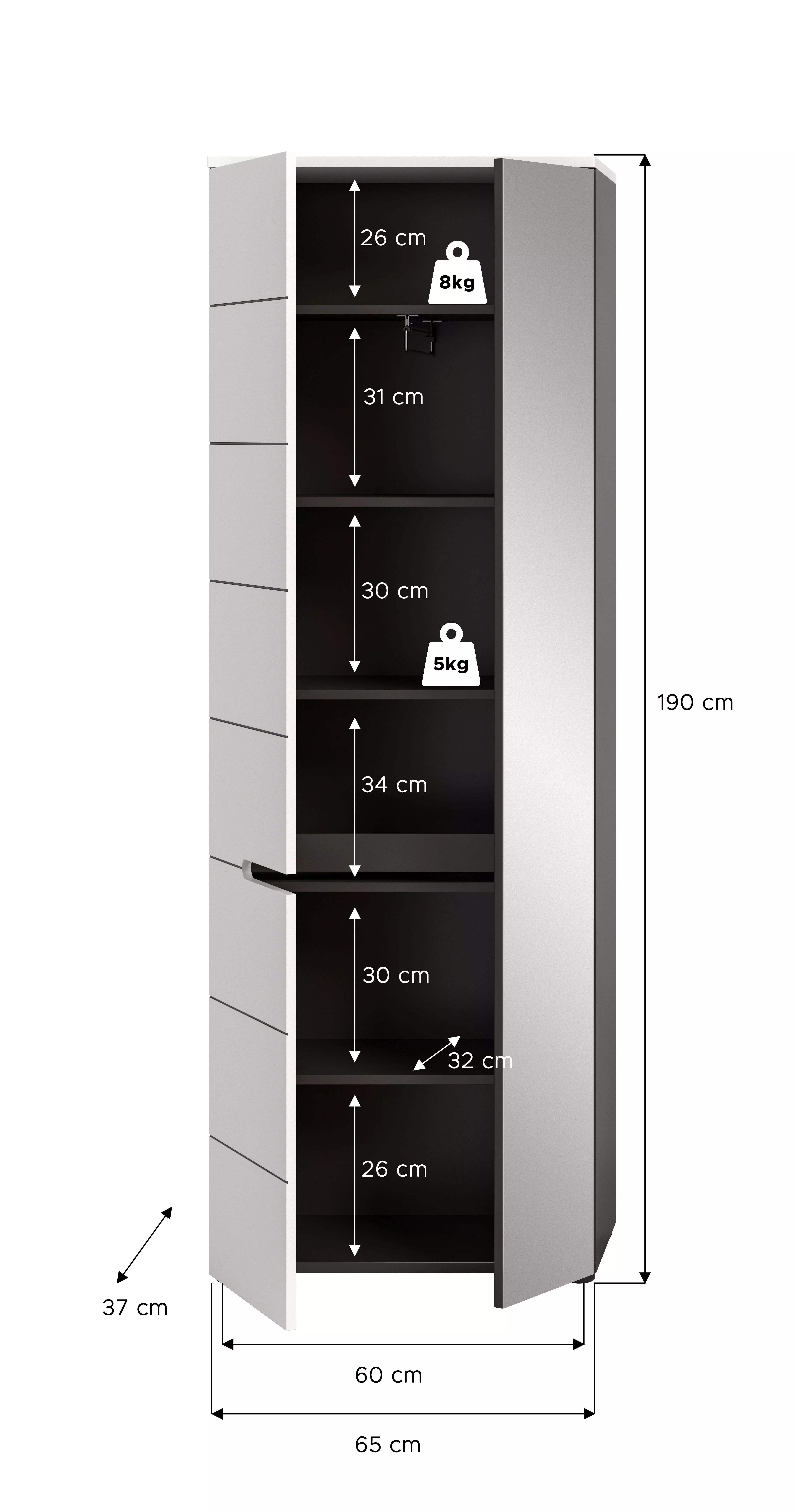 Garderobenschrank GOBA