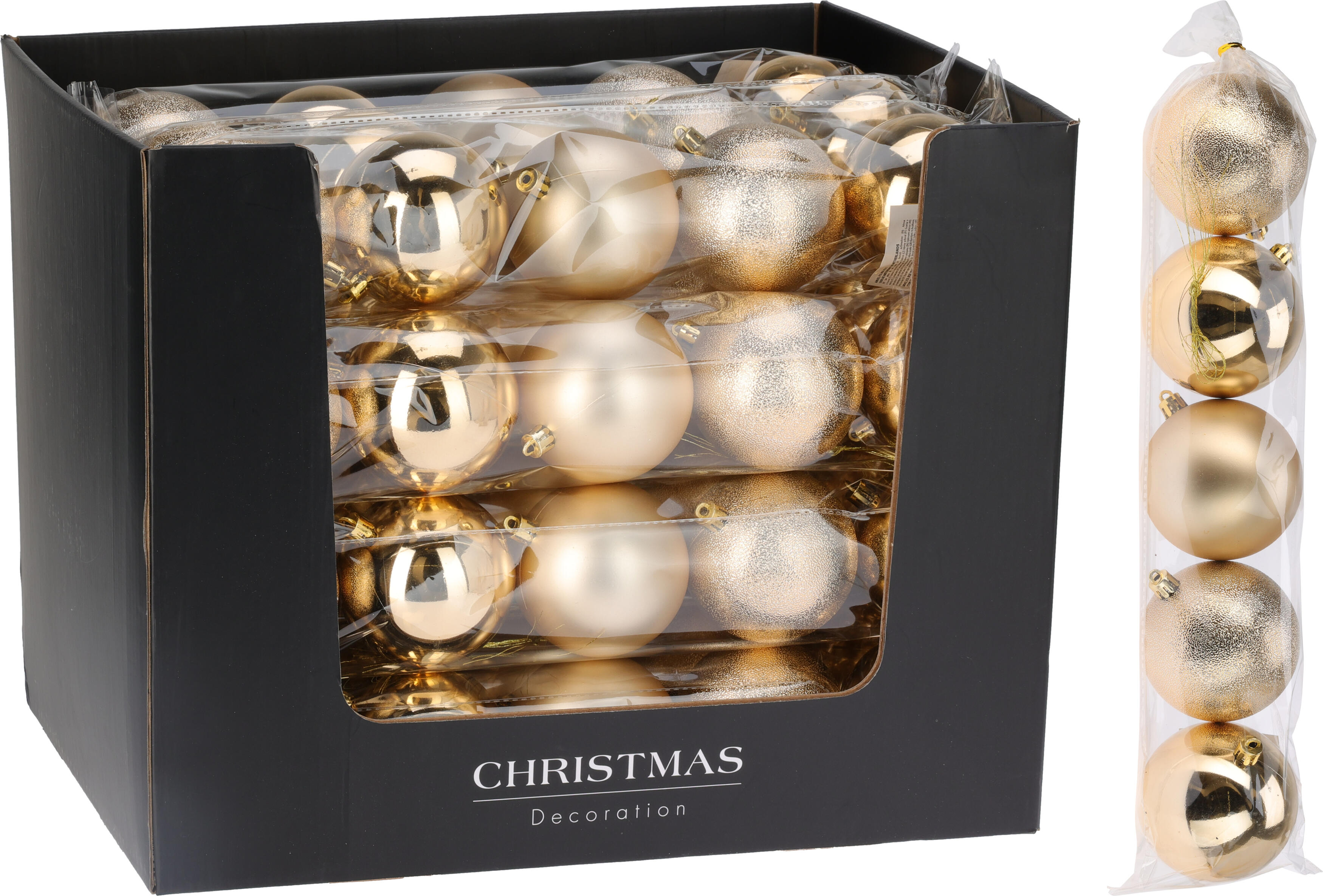 Weihnachtskugel 5er Set  CHRISTMAS Weihnachtskugel 5er Set  CHRISTMAS