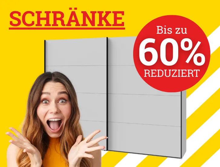 Jetzt bis Schränke bis zu 60% reduziert Jetzt bis Schränke bis zu 60% reduziert