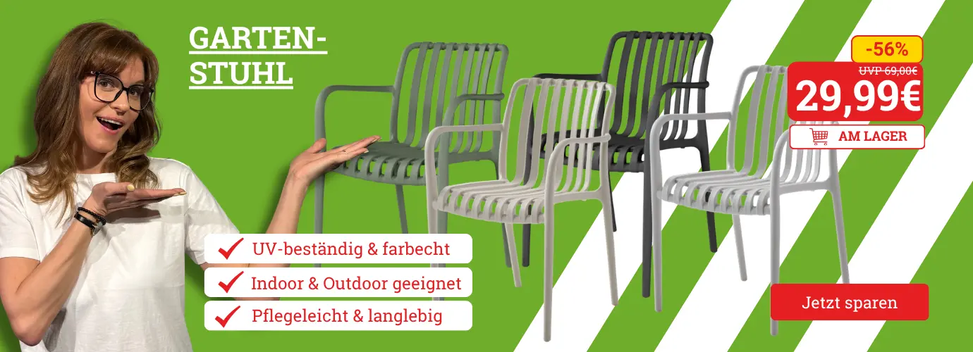 Gartenstuhl PIXA. In verschiedenen Farben erhältlich.