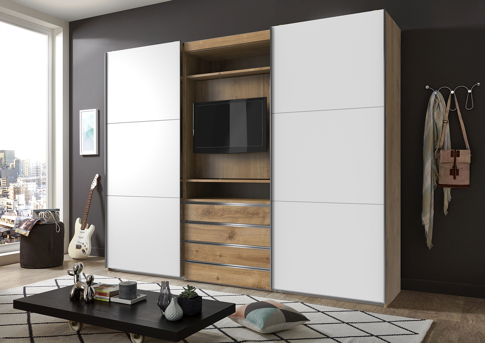 Funktions-TV-Schwebetürenschrank MAGIC Funktions-TV-Schwebetürenschrank MAGIC