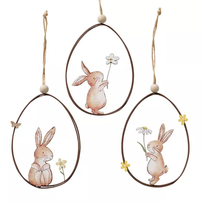 Dekoanhänger Hase in Ei CHARMY