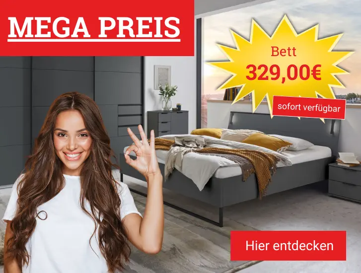 MEGA Preis! Bett TILBURG
