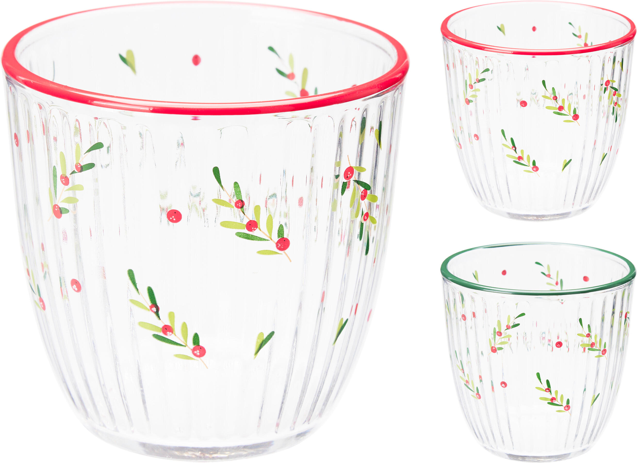 Trinkglas Beerenzweig CHRISTMAS