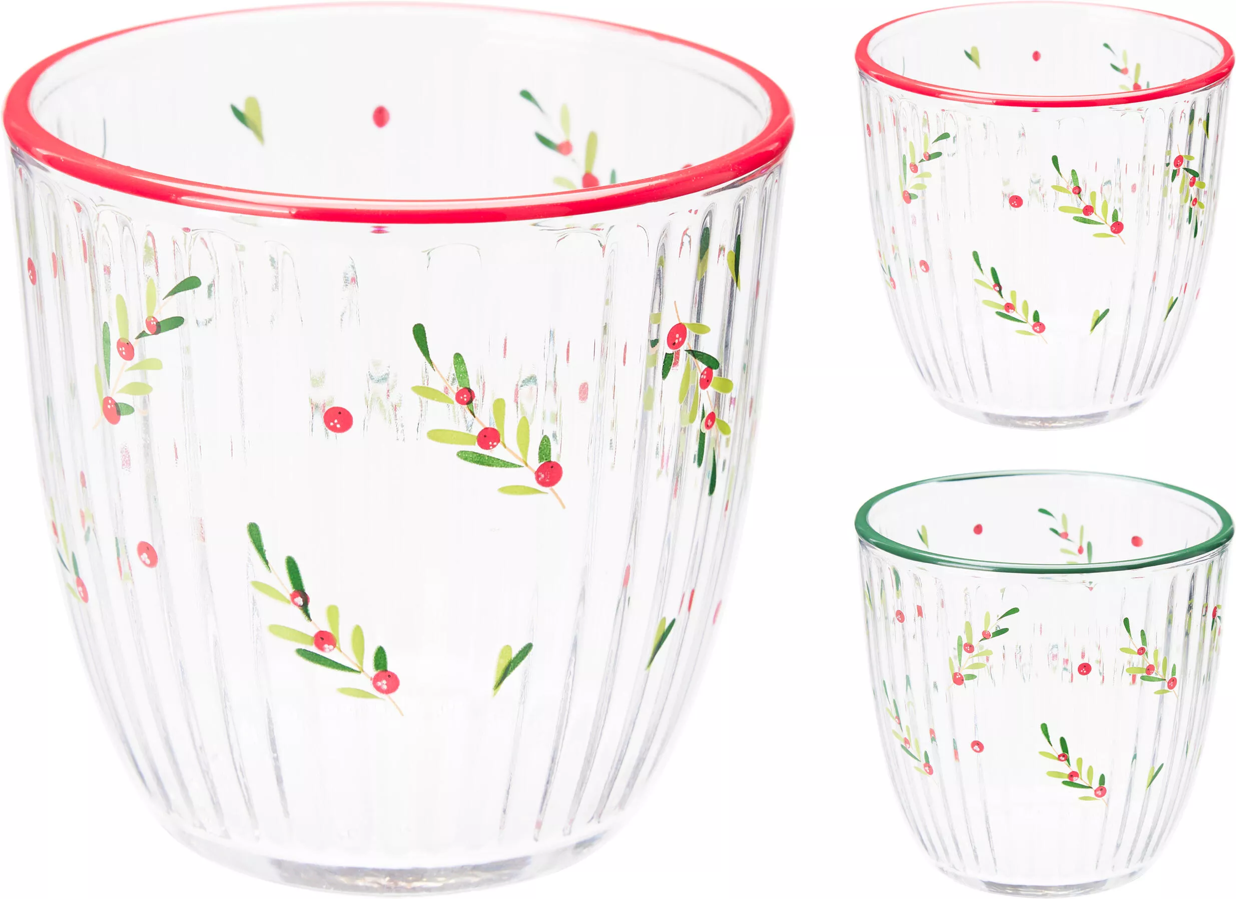 Trinkglas Beerenzweig CHRISTMAS
