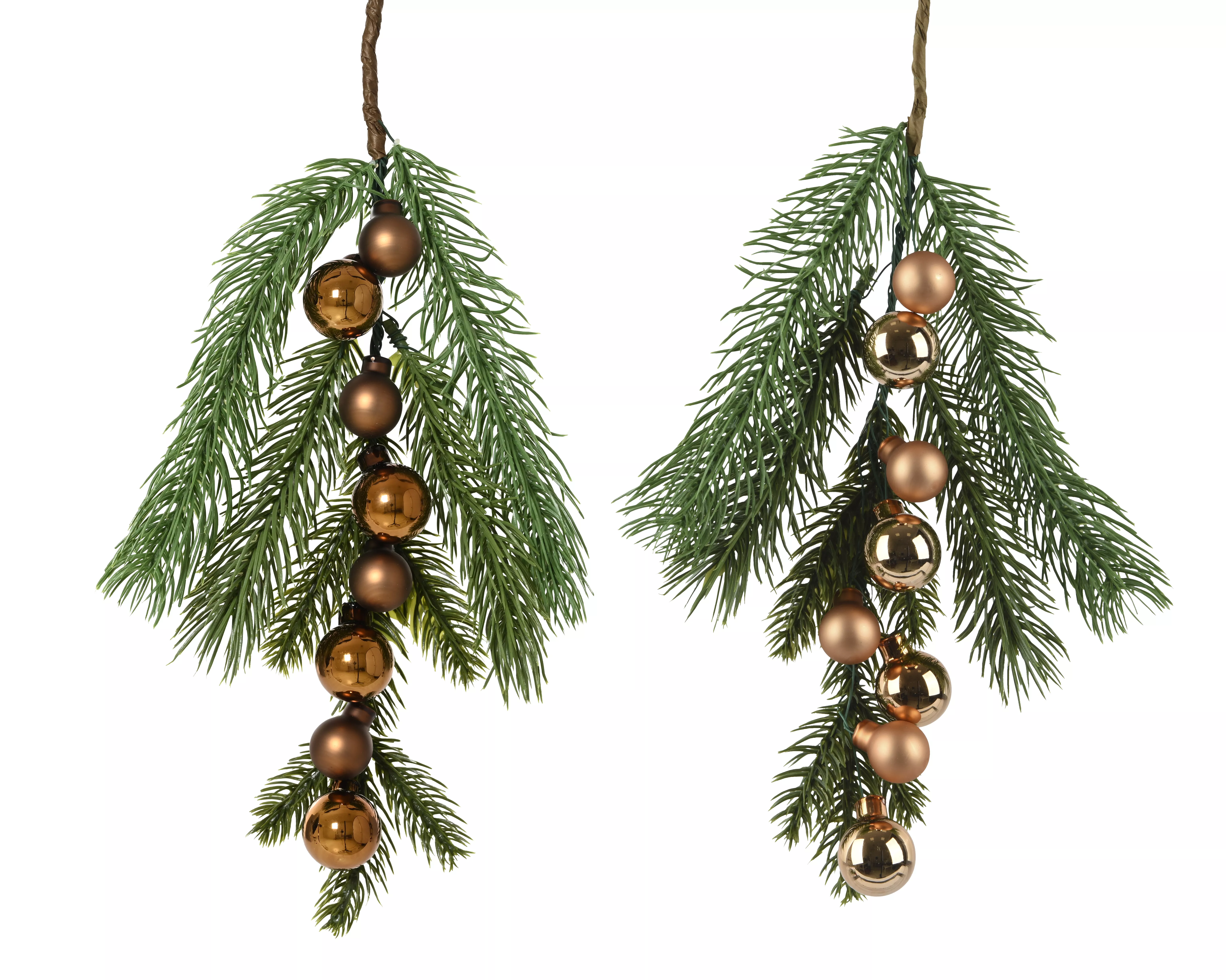 Clip Zweig mit Perlen CHRISTMAS