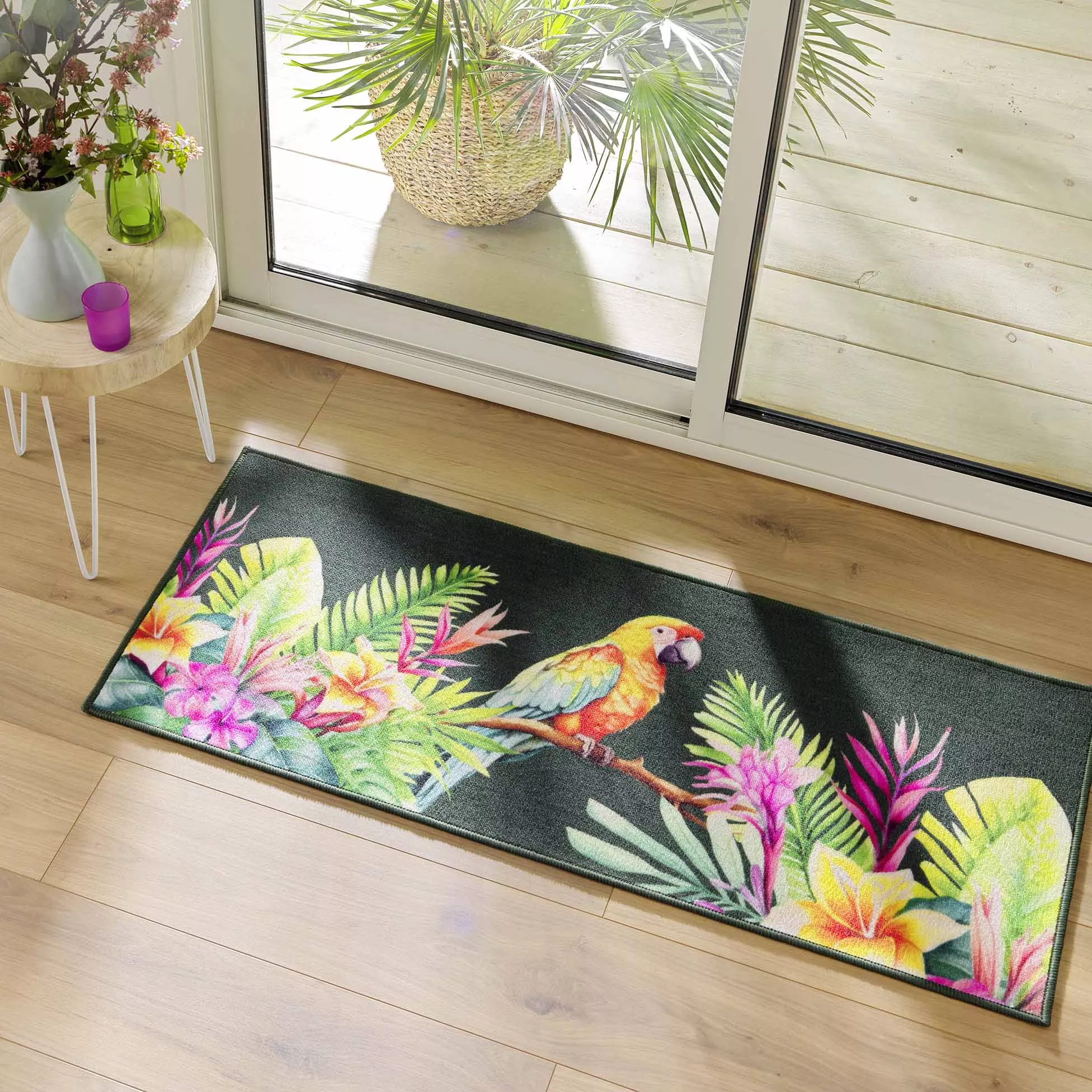 Bodenmatte Papagei 50x120cm NOUMEA