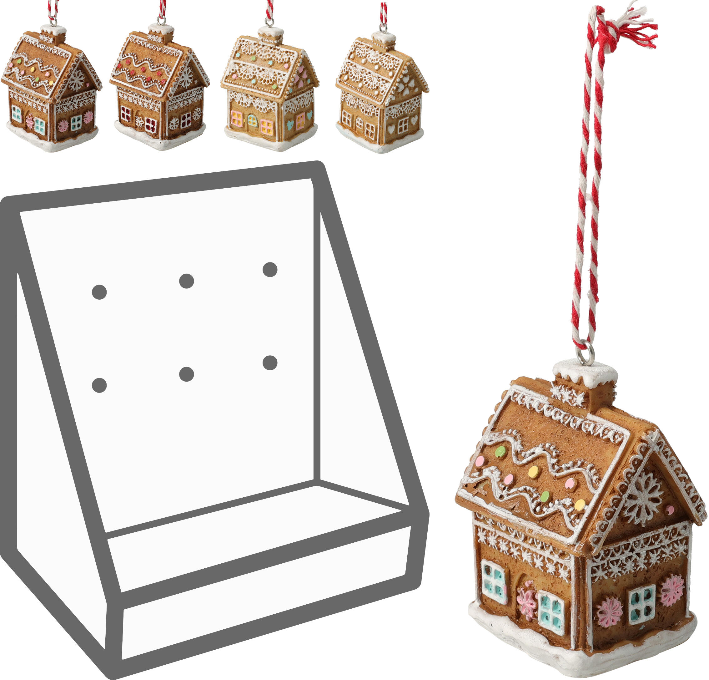 Hänger Lebkuchenhaus CHRISTMAS Hänger Lebkuchenhaus CHRISTMAS