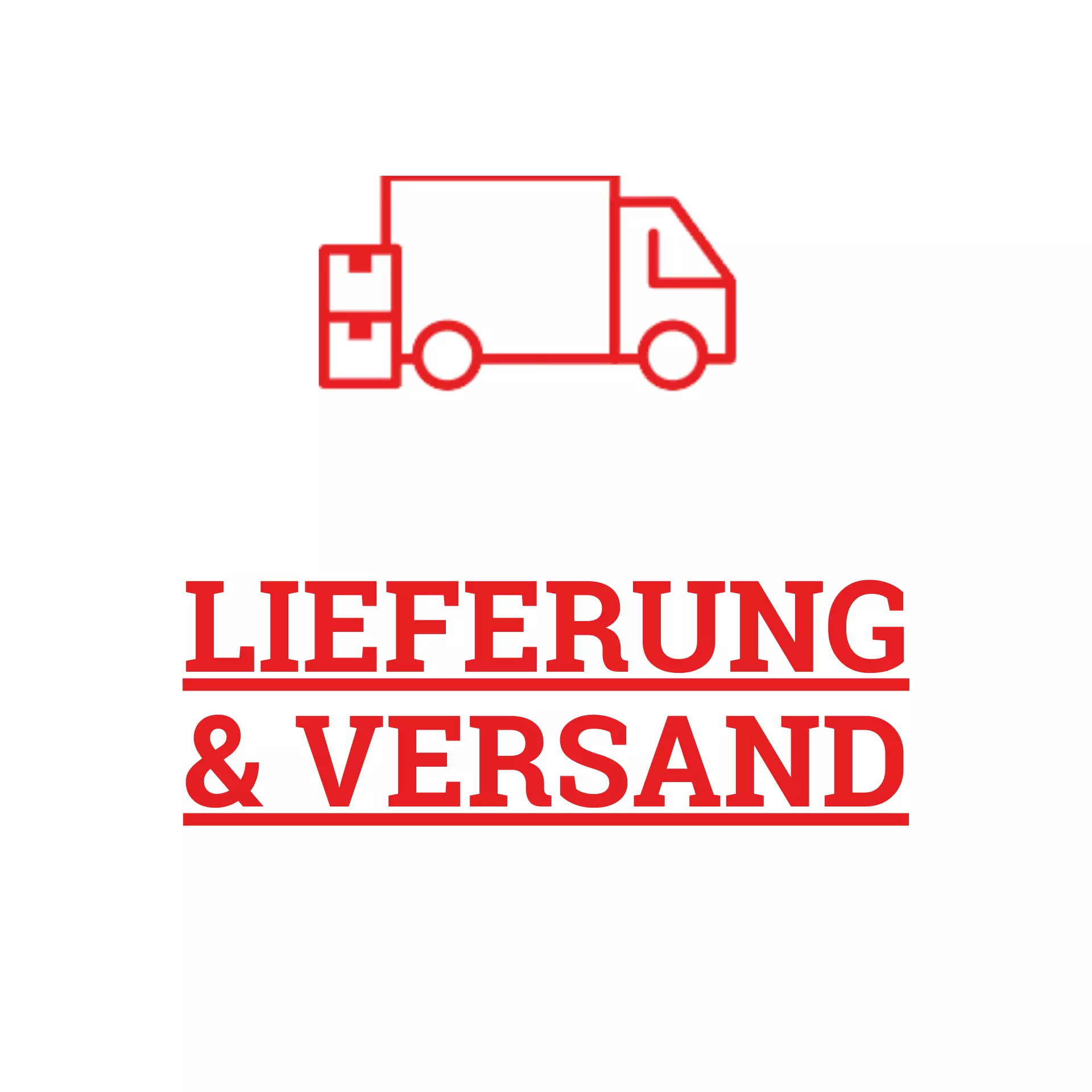 Lieferung und Versand