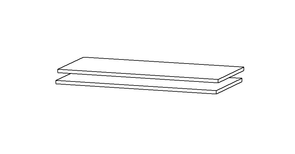 Fachböden im 2er-Set A0033.9F32