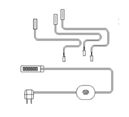 LED-Unterbauspot im 3-er Set HIT/JAZZ 1100-766-00