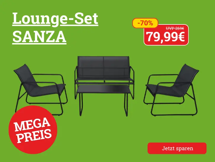 Aus unserer Werbung! Lounge-Set SANZA