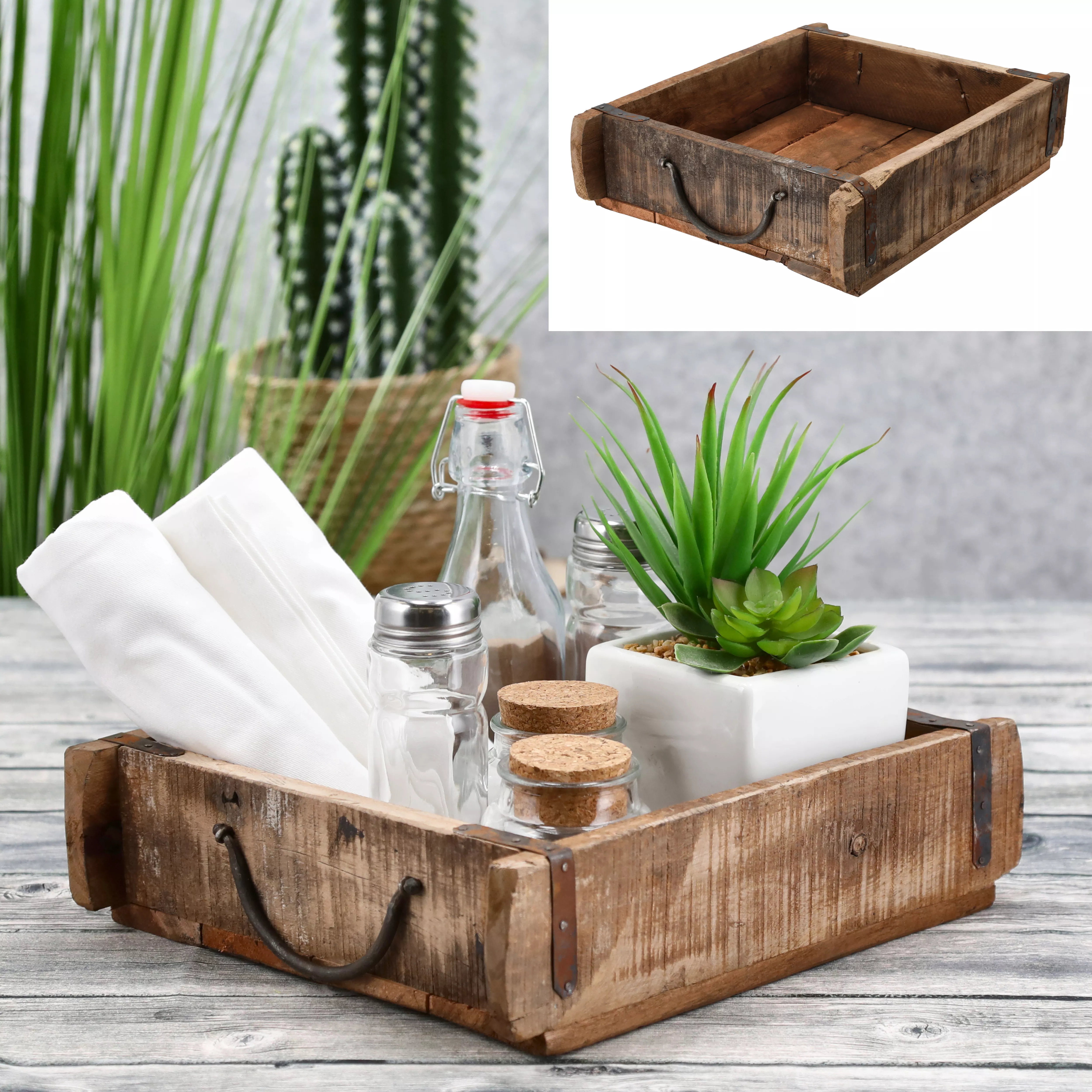 Holzkiste 25x30cm ZIEGELFORM