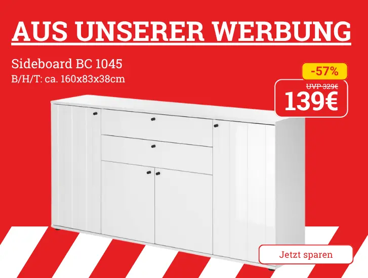 Aus unserer Werbung! Sideboard BC 1045. Jetzt MEGA sparen>